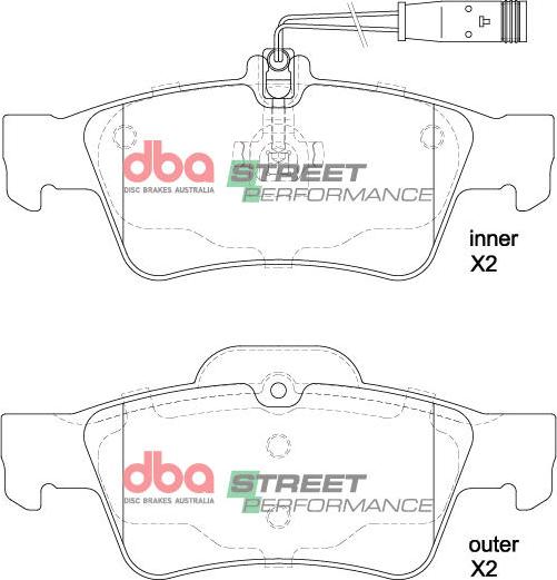 DBA Australia DB1657SP - Kit pastiglie freno, Freno a disco autozon.pro