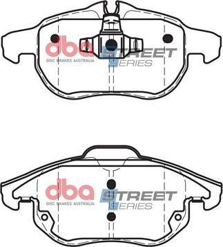 DBA Australia DB1664SS - Kit pastiglie freno, Freno a disco autozon.pro