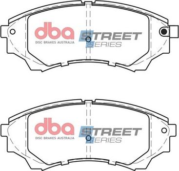 DBA Australia DB1681SS - Kit pastiglie freno, Freno a disco autozon.pro