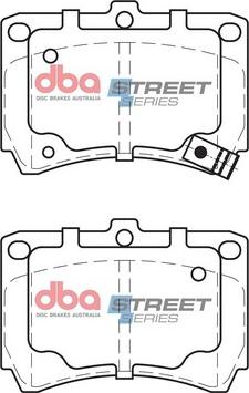 DBA Australia DB1158SS - Kit pastiglie freno, Freno a disco autozon.pro