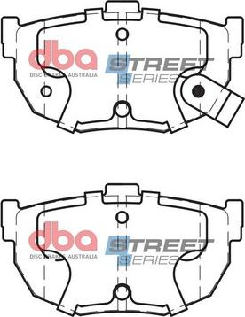 DBA Australia DB1166SS - Kit pastiglie freno, Freno a disco autozon.pro