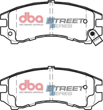 DBA Australia DB1117SS - Kit pastiglie freno, Freno a disco autozon.pro