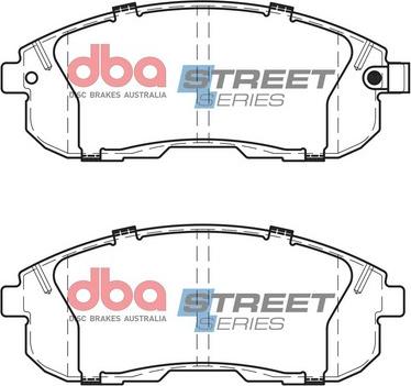 DBA Australia DB1187SS - Kit pastiglie freno, Freno a disco autozon.pro