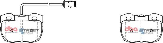 DBA Australia DB1176SS - Kit pastiglie freno, Freno a disco autozon.pro