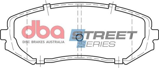 DBA Australia DB1842SS - Kit pastiglie freno, Freno a disco autozon.pro