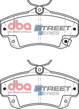 DBA Australia DB1855SS - Kit pastiglie freno, Freno a disco autozon.pro