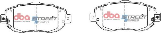 DBA Australia DB1395SS - Kit pastiglie freno, Freno a disco autozon.pro