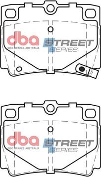 DBA Australia DB1390SS - Kit pastiglie freno, Freno a disco autozon.pro