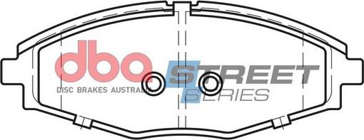 DBA Australia DB1368SS - Kit pastiglie freno, Freno a disco autozon.pro