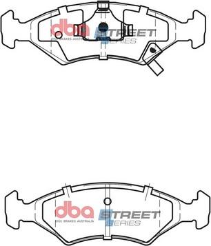 DBA Australia DB1335SS - Kit pastiglie freno, Freno a disco autozon.pro