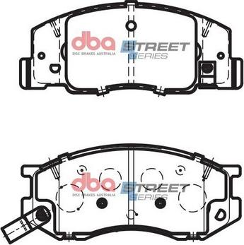 DBA Australia DB1372SS - Kit pastiglie freno, Freno a disco autozon.pro