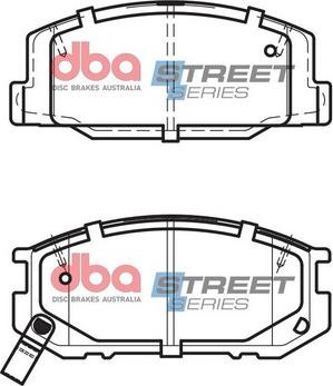 DBA Australia DB1208SS - Kit pastiglie freno, Freno a disco autozon.pro