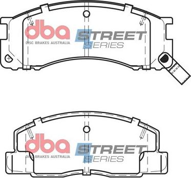 DBA Australia DB1215SS - Kit pastiglie freno, Freno a disco autozon.pro