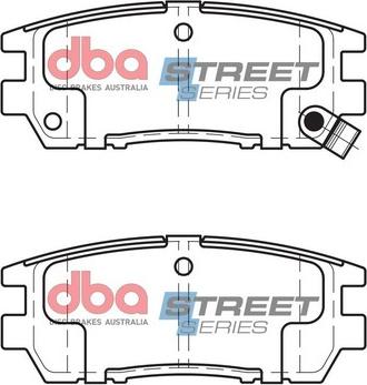 DBA Australia DB1231SS - Kit pastiglie freno, Freno a disco autozon.pro