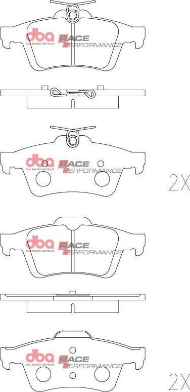 DBA Australia DB1763RP - Kit pastiglie freno, Freno a disco autozon.pro