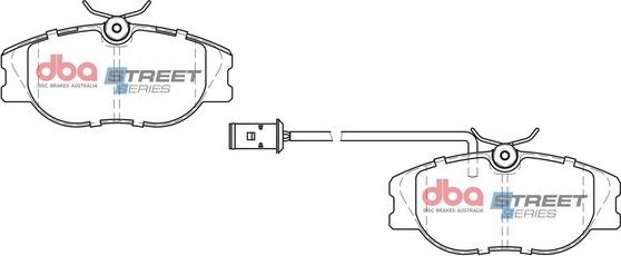 DBA Australia DB1704SS - Kit pastiglie freno, Freno a disco autozon.pro