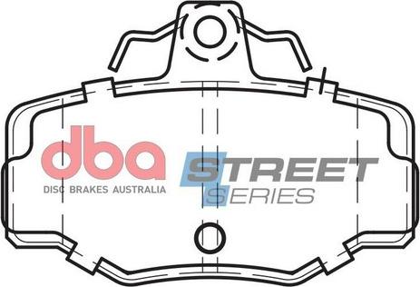 DBA Australia DB1718SS - Kit pastiglie freno, Freno a disco autozon.pro