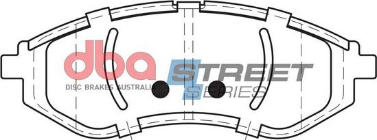 DBA Australia DB1725SS - Kit pastiglie freno, Freno a disco autozon.pro