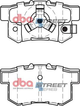 DBA Australia DB1728SS - Kit pastiglie freno, Freno a disco autozon.pro