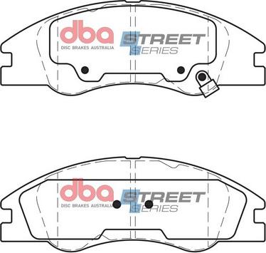 DBA Australia DB1727SS - Kit pastiglie freno, Freno a disco autozon.pro