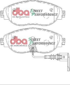 DBA Australia DB8849SP - Kit pastiglie freno per elevate prestazioni autozon.pro