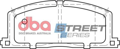 DBA Australia DB308SS - Kit pastiglie freno, Freno a disco autozon.pro