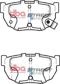 DBA Australia DB325SS - Kit pastiglie freno, Freno a disco autozon.pro