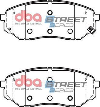 DBA Australia DB2446SS - Kit pastiglie freno, Freno a disco autozon.pro