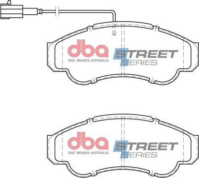 DBA Australia DB2045SS - Kit pastiglie freno, Freno a disco autozon.pro