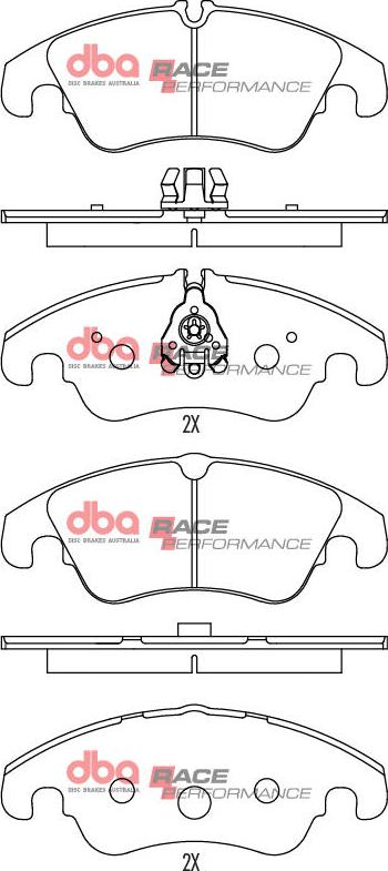 DBA Australia DB2186RP - Kit pastiglie freno, Freno a disco autozon.pro