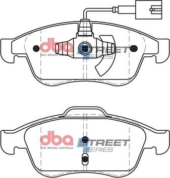 DBA Australia DB2312SS - Kit pastiglie freno, Freno a disco autozon.pro