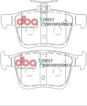 DBA Australia DB2384SP - Kit pastiglie freno per elevate prestazioni autozon.pro