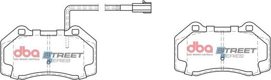 DBA Australia DB2386SS - Kit pastiglie freno, Freno a disco autozon.pro