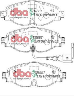 DBA Australia DB2383SP - Kit pastiglie freno per elevate prestazioni autozon.pro