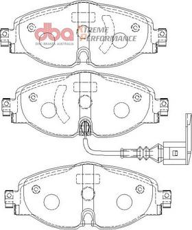 DBA Australia DB2383XP - Kit pastiglie freno per elevate prestazioni autozon.pro