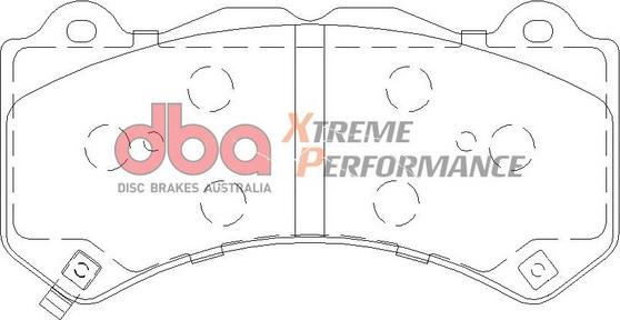 DBA Australia DB2375XP - Kit pastiglie freno per elevate prestazioni autozon.pro