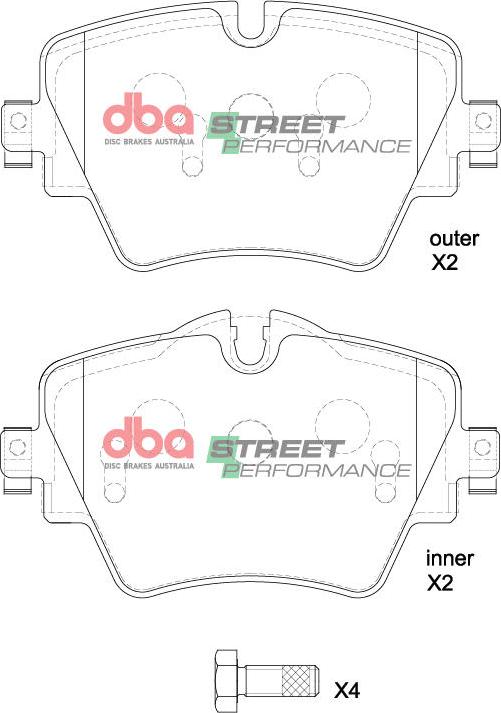 DBA Australia DB2377SP - Kit pastiglie freno, Freno a disco autozon.pro