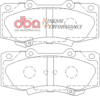 DBA Australia DB2221XP - Kit pastiglie freno per elevate prestazioni autozon.pro