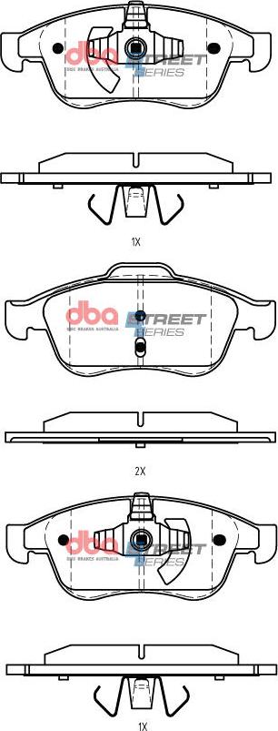 DBA Australia DB7988SS - Kit pastiglie freno, Freno a disco autozon.pro