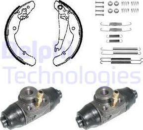 Delphi 945 - Kit ganasce freno autozon.pro