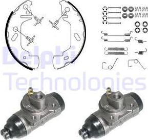 Delphi 955 - Kit ganasce freno autozon.pro