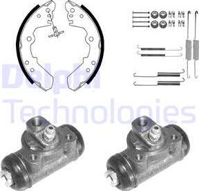 Delphi 969 - Kit ganasce freno autozon.pro