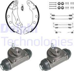 Delphi KP964 - Kit ganasce freno autozon.pro