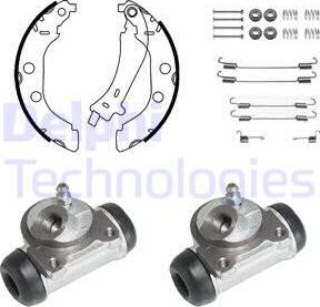 Delphi 904 - Kit ganasce freno autozon.pro