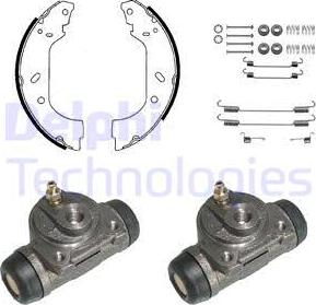 Delphi 906 - Kit ganasce freno autozon.pro