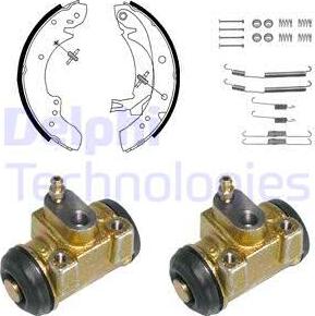 Delphi 901 - Kit ganasce freno autozon.pro