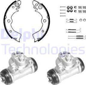 Delphi 916 - Kit ganasce freno autozon.pro