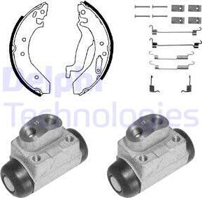 Delphi 917 - Kit ganasce freno autozon.pro