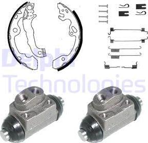 Delphi 935 - Kit ganasce freno autozon.pro