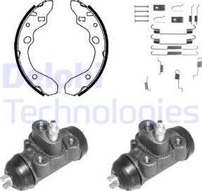 Delphi 933 - Kit ganasce freno autozon.pro